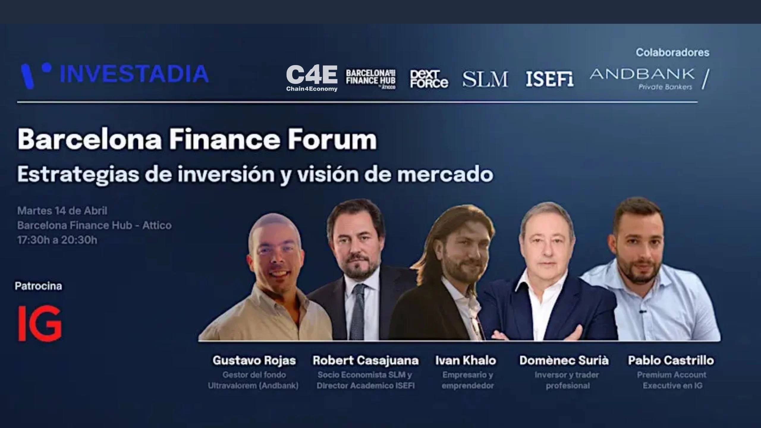 Imagen editorial de Barcelona Finance Forum