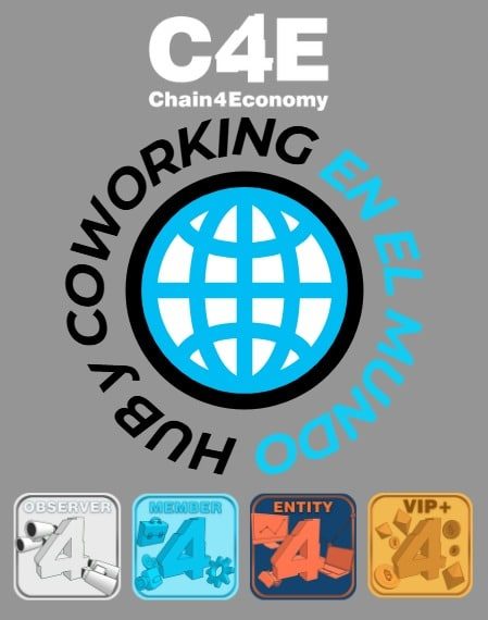 Imagen editorial de ¡Únete a la comunidad C4E Chain4Economy en el Mundo y participa en los continentes en los que ya estamos presentes!