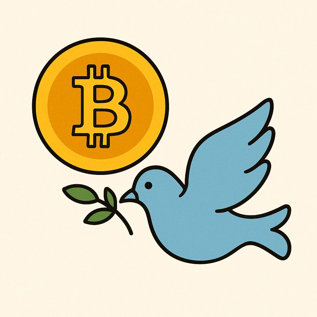Imagen editorial de Bitcoin como Protocolo de Paz: Una nueva arquitectura para la soberanía y la justicia digital