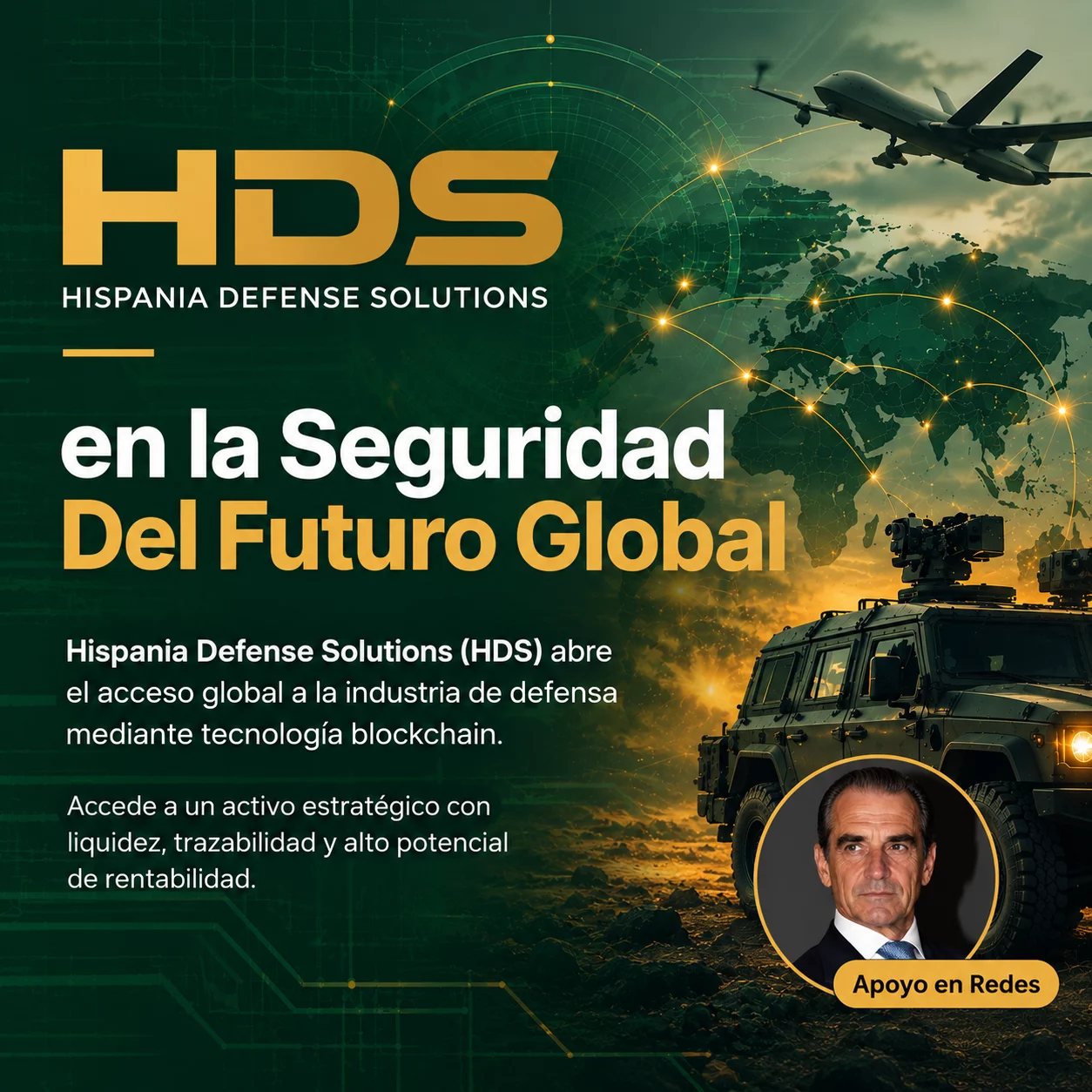 Imagen editorial de Hispania Defense Solutions prepara el salto de sus acciones tokenizadas al mercado secundario DL