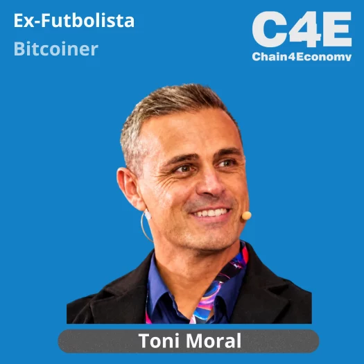 Imagen editorial de Toni Moral: del fútbol profesional a los objetos digitales en Bitcoin
