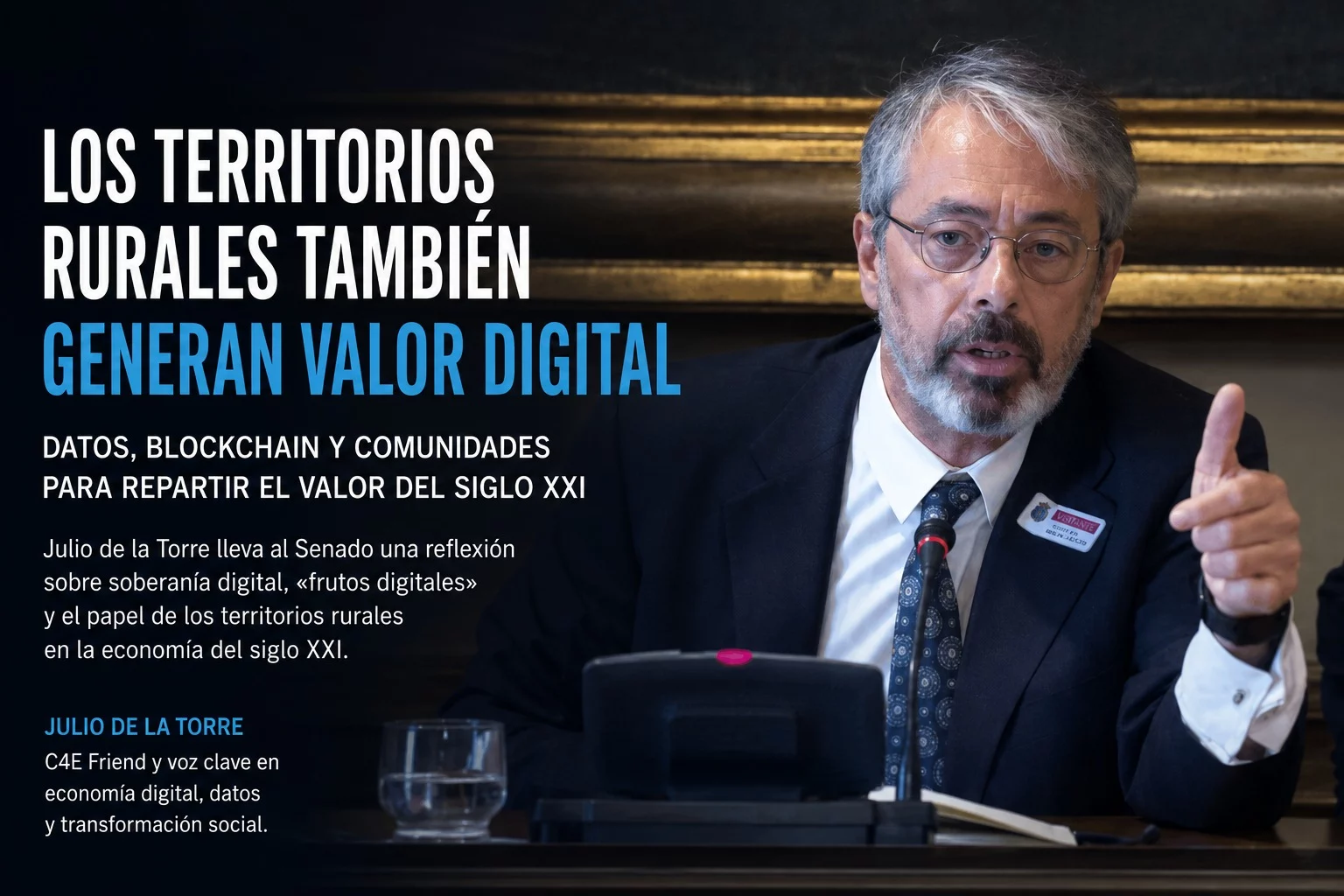 Imagen editorial de Julio de la Torre ¿Puede la economía digital salvar la España vaciada?
