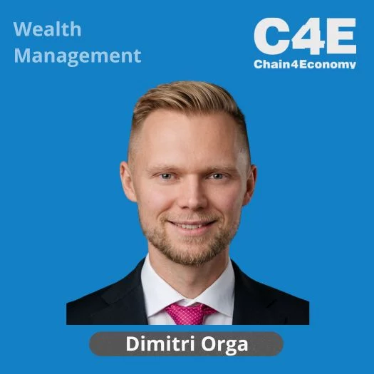 Imagen editorial de Dimitri Orga: “El dinero inteligente ya se está moviendo hacia DeFi regulado y stablecoins”