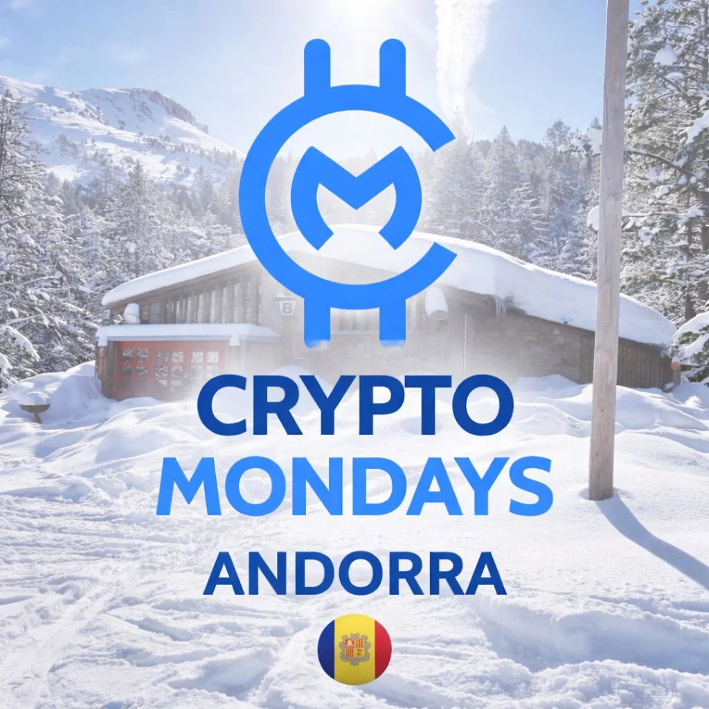 Imagen editorial de Crypto Mondays llega a Andorra: comunidad, criterio y encuentros reales en torno a Web3