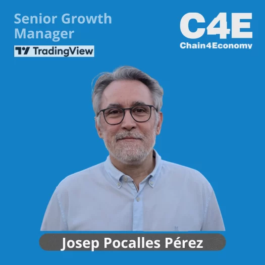 Imagen editorial de Josep Pocalles: educación financiera, mercados y comunidad en la economía digital